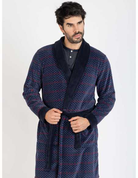 Robe de muflão para homem Ulfar | Robe inverno macio e quente