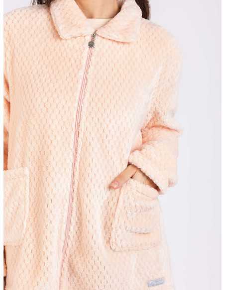 Robe coralina para mulher Kelda | Robe inverno macio e quente