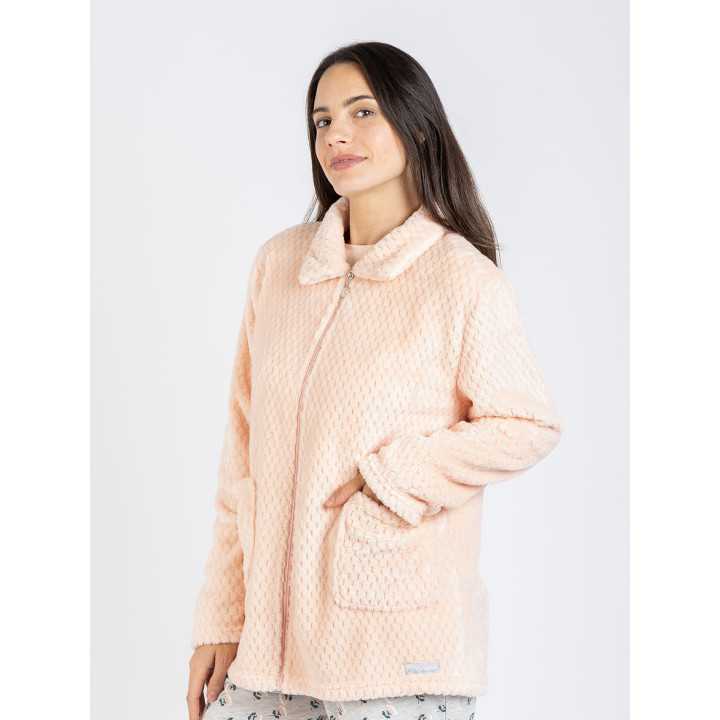 Robe coralina para mulher Kelda | Robe inverno macio e quente