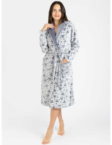 Bata mujer muflon Tove | Pijama invierno suave y cálido