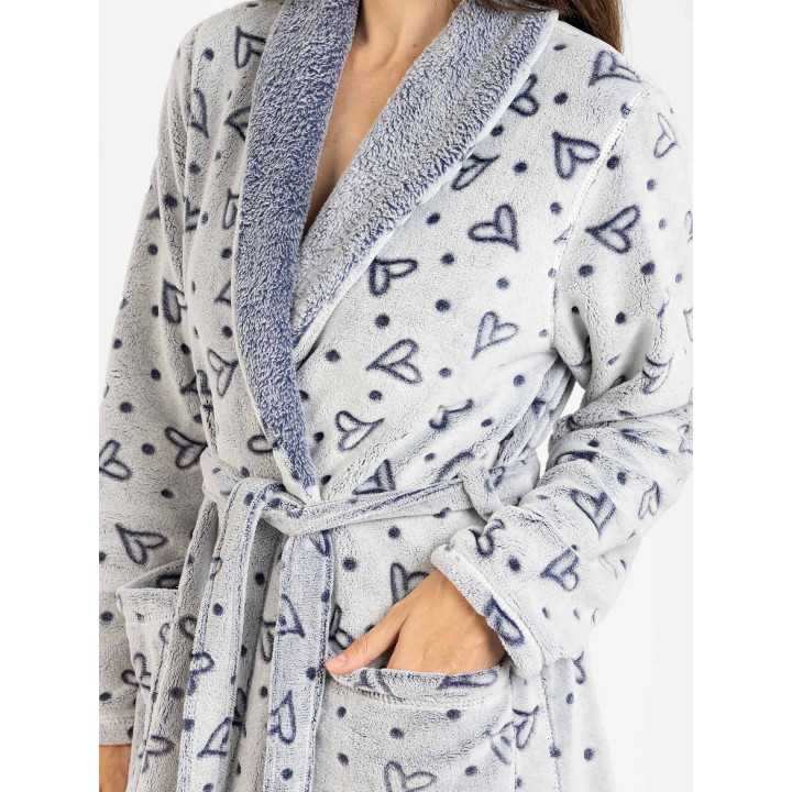 Robe de muflão para mulher Tove | Robe inverno macio e quente