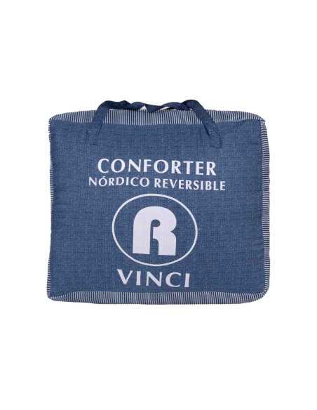 Relleno nórdico reversible Vinci azul | Relleno nórdico invierno