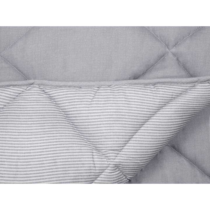Edredão reversível Vinci cinza | Edredão de inverno