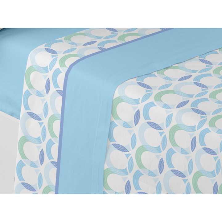 Juego de Sábanas Térmicas Acari azul | Sábanas polares