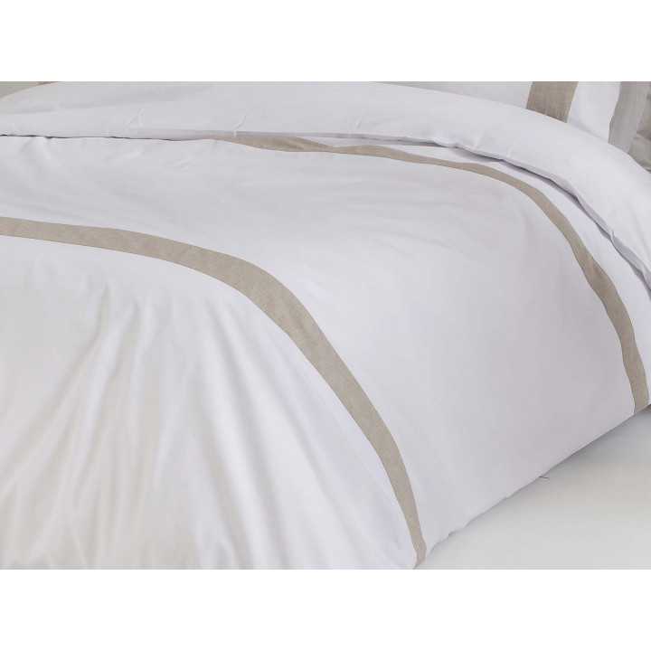 Funda nórdica algodón Essence beige | Funda nórdica 3 piezas