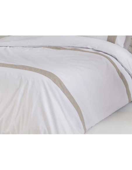 Funda nórdica algodón Essence beige | Funda nórdica 3 piezas