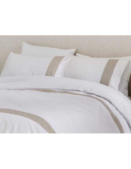 Funda nórdica algodón Essence beige | Funda nórdica 3 piezas