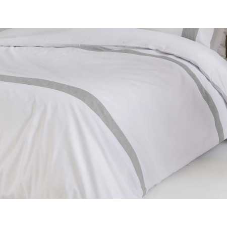 Capa de edredão em algodão Essence cinza | Capa edredão 3 peças 2