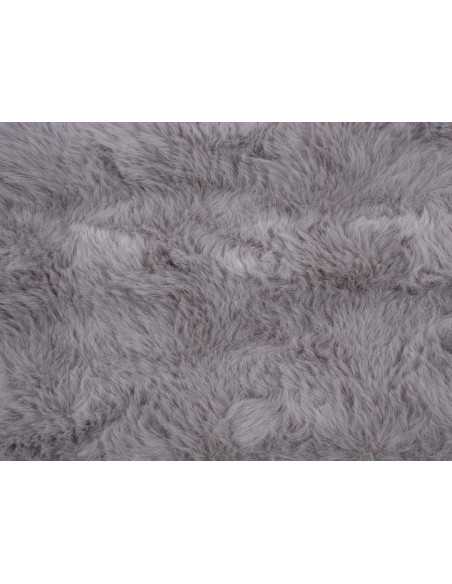 Plaid pele Zafiro cinza | Manta decorativa de pelo