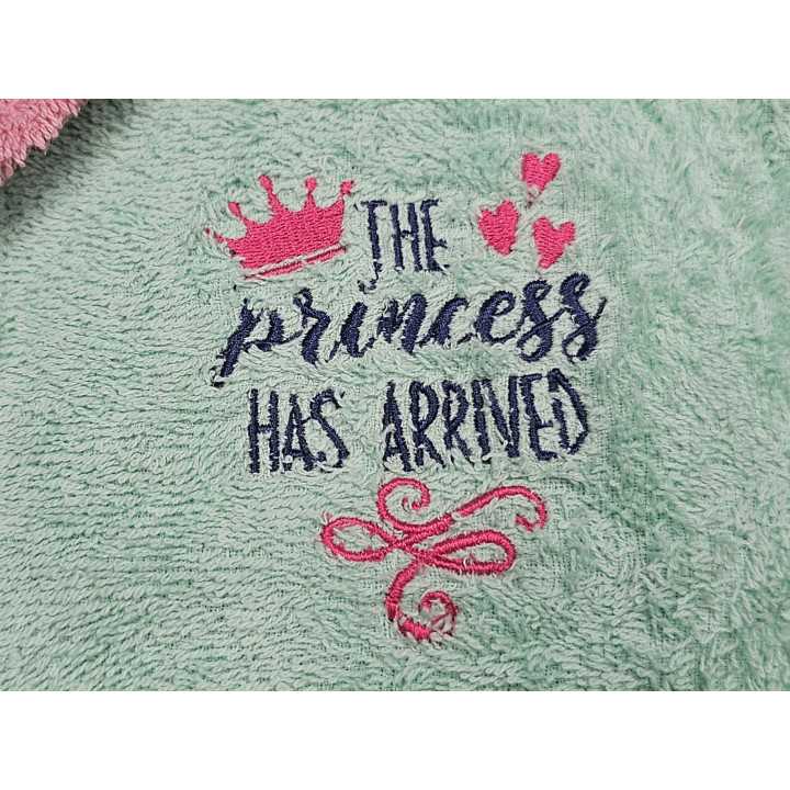 Albornoz infantil Hada verde | Albornoz 100% algodón