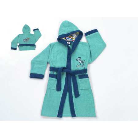 Robe infantil Peque azul | Robe 100% algodão