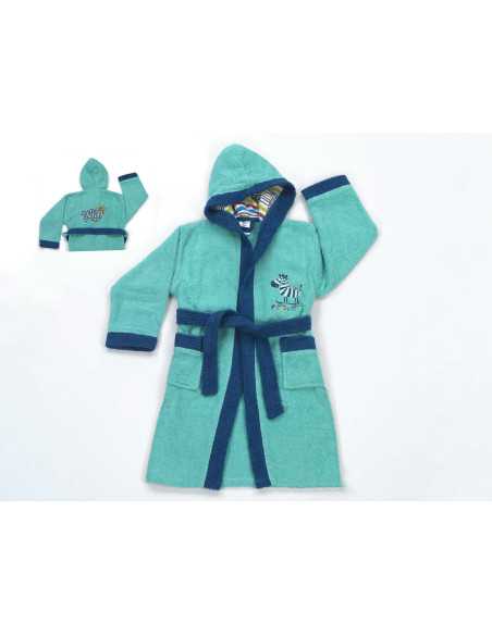 Robe infantil Peque azul | Robe 100% algodão