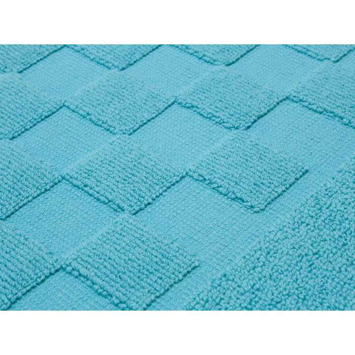 Alfombra baño Ajuar aguamar | Alfombra algodón peinado