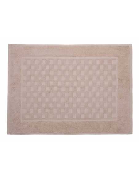 Alfombra baño Ajuar beige | Alfombra algodón peinado