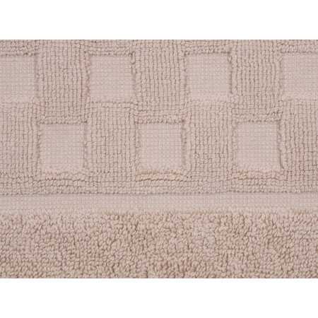 Alfombra baño Ajuar beige | Alfombra algodón peinado 2