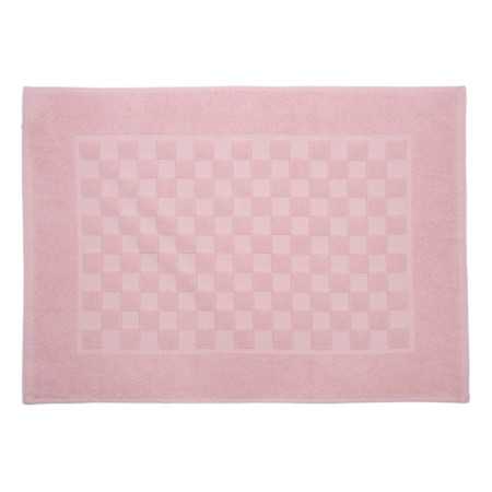 Tapete de banho Ajuar coral | Tapete de algodão penteado