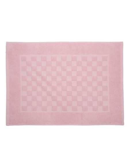 Alfombra baño Ajuar coral | Alfombra algodón peinado