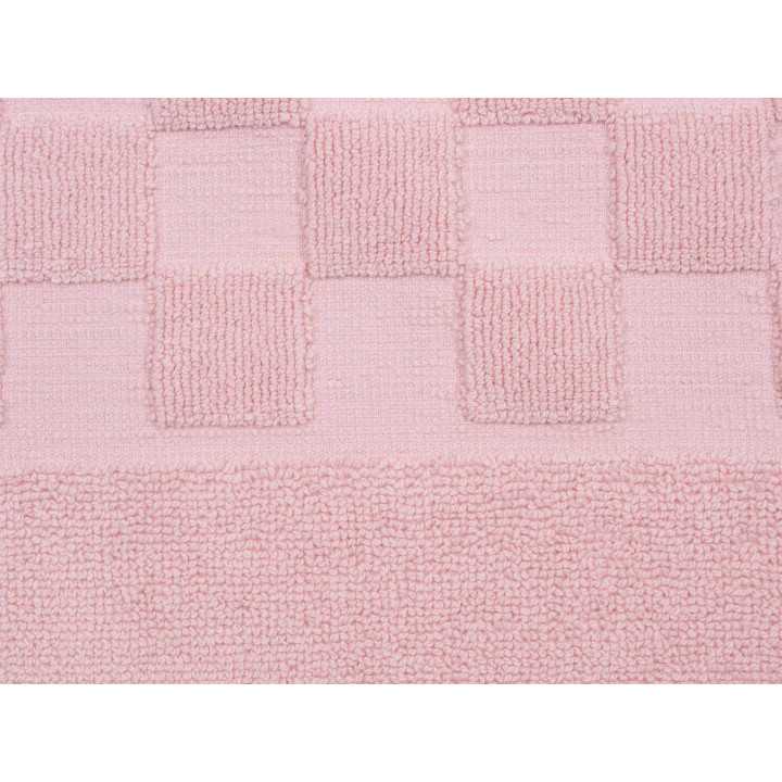 Alfombra baño Ajuar coral | Alfombra algodón peinado