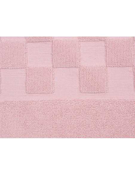 Alfombra baño Ajuar coral | Alfombra algodón peinado