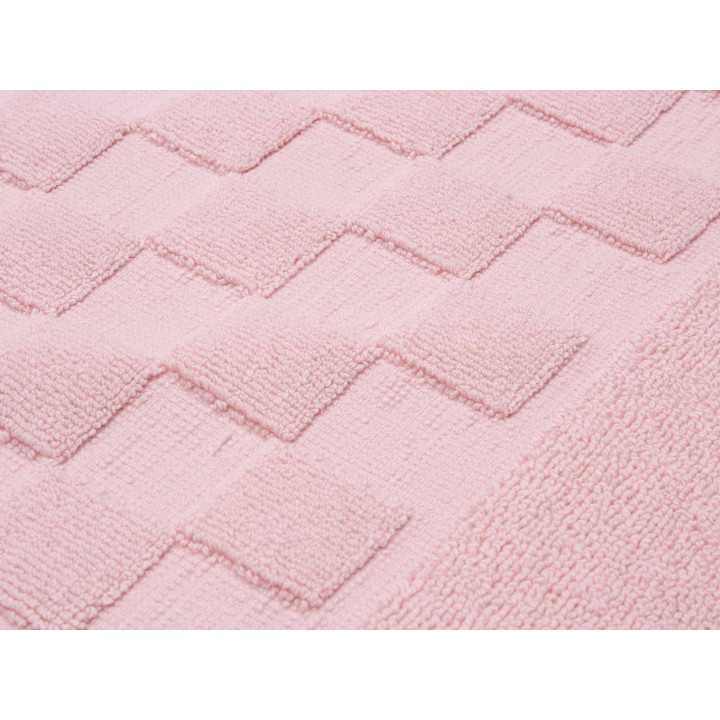 Alfombra baño Ajuar coral | Alfombra algodón peinado