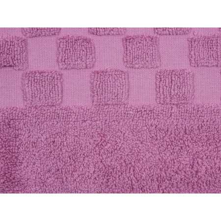 Alfombra baño Ajuar malva | Alfombra algodón peinado 2