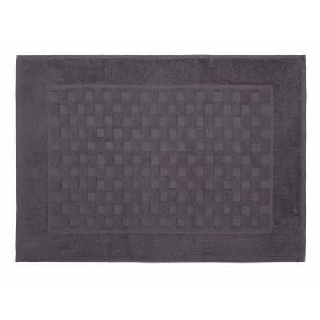 Tapete de banho Ajuar cinzento| Tapete de algodão penteado