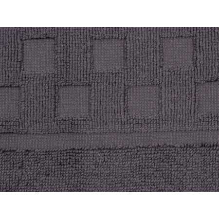 Tapete de banho Ajuar cinzento| Tapete de algodão penteado 2