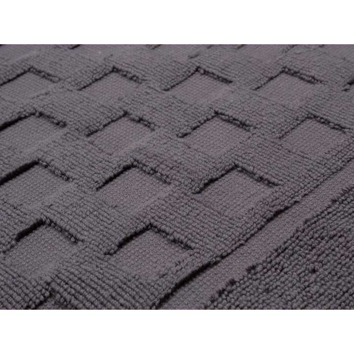 Alfombra baño Ajuar marengo| Alfombra algodón peinado