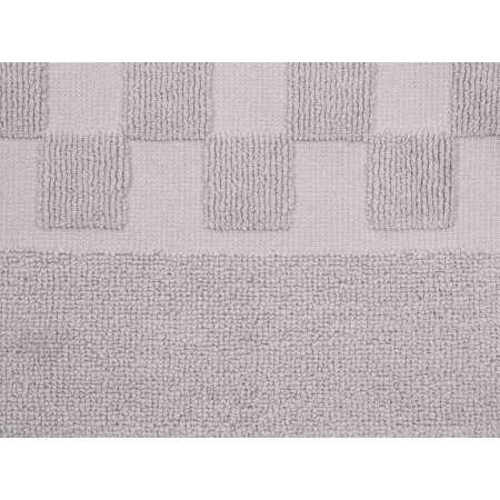 Alfombra baño Ajuar plata | Alfombra algodón peinado 2