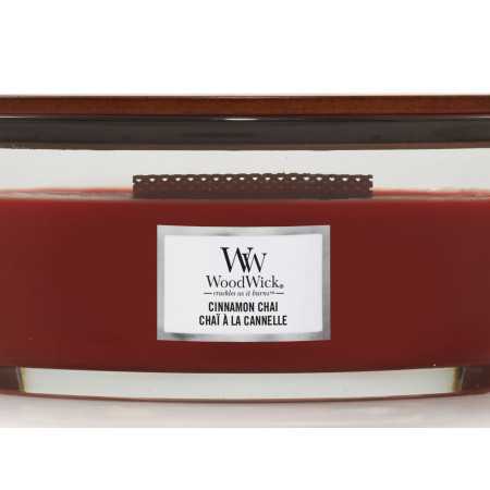 Vela Woodwick Cinnamon Chai Ellipse | Vela aromática 2