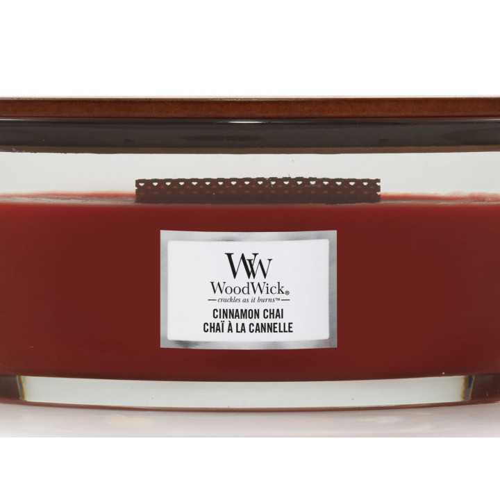 Vela Woodwick Cinnamon Chai Ellipse | Vela aromática