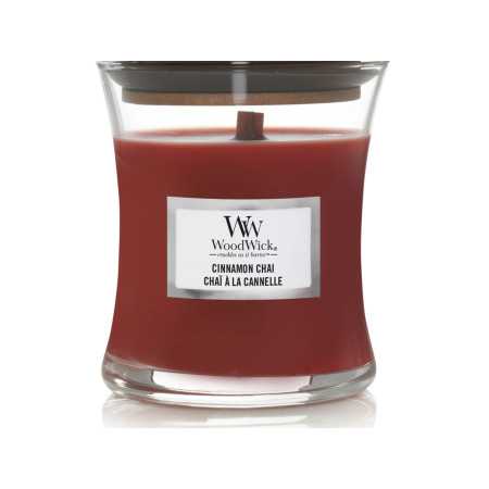Vela Woodwick Cinnamon Chai Mini | Vela aromática 2