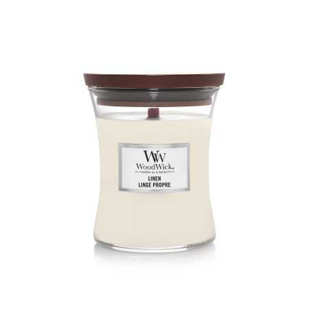 Vela Woodwick Linen Medium | Vela aromática