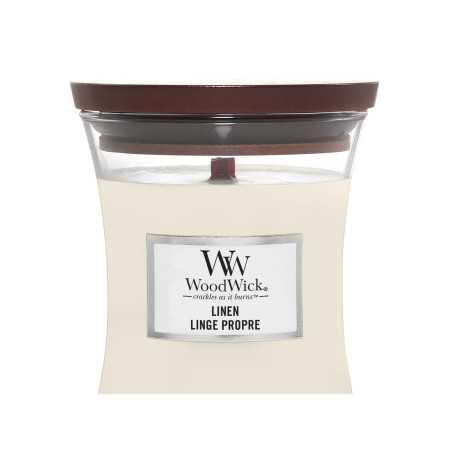Vela Woodwick Linen Medium | Vela aromática 2