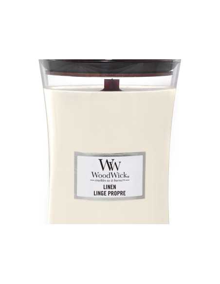 Vela Woodwick Linen Large | Vela aromática