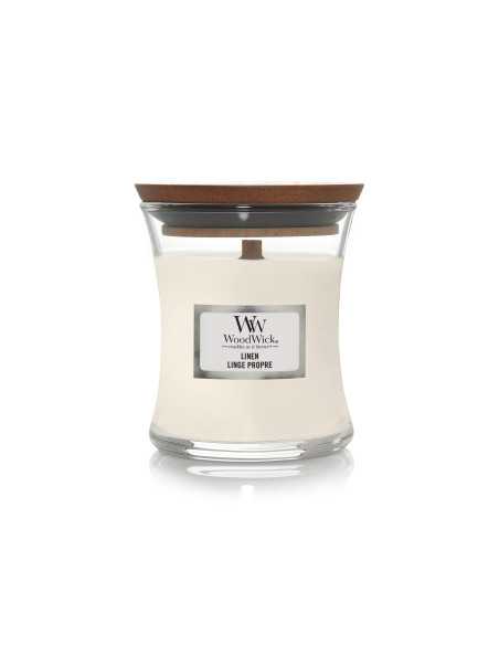 Vela Woodwick Linen Mini | Vela aromática
