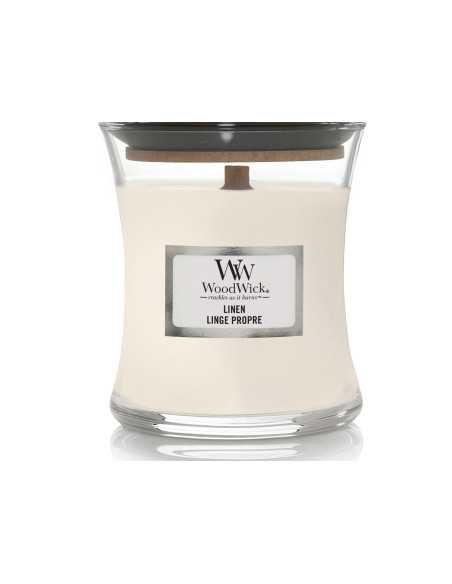 Vela Woodwick Linen Mini | Vela aromática