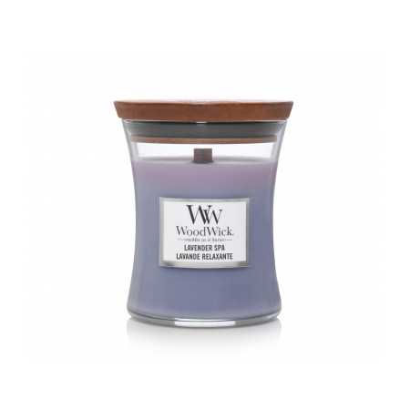 Vela Woodwick Lavender Spa Medium | Vela aromática