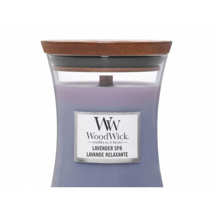 Vela Woodwick Lavender Spa Medium | Vela aromática