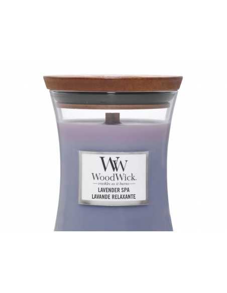 Vela Woodwick Lavender Spa Medium | Vela aromática
