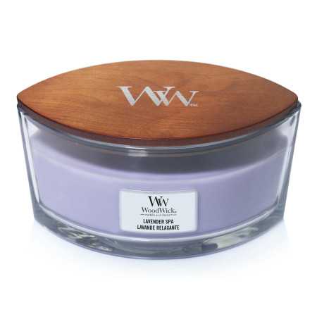 Vela Woodwick Lavender Spa Ellipse | Vela aromática