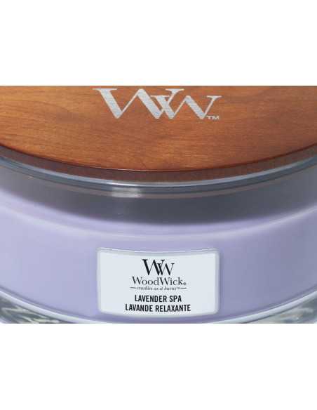 Vela Woodwick Lavender Spa Ellipse | Vela aromática