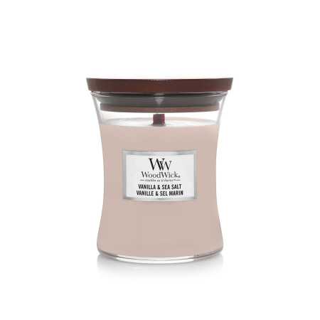 Vela Woodwick Vanilla Sea Salt Medium | Vela aromática