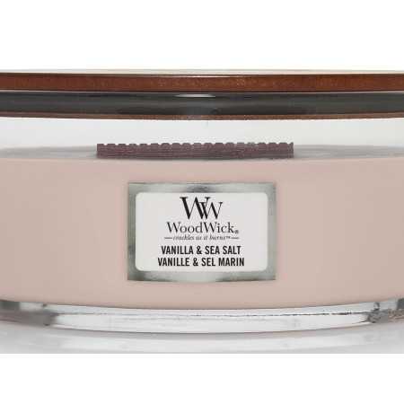 Vela Woodwick Vanilla Sea Salt Ellipse | Vela aromática 2