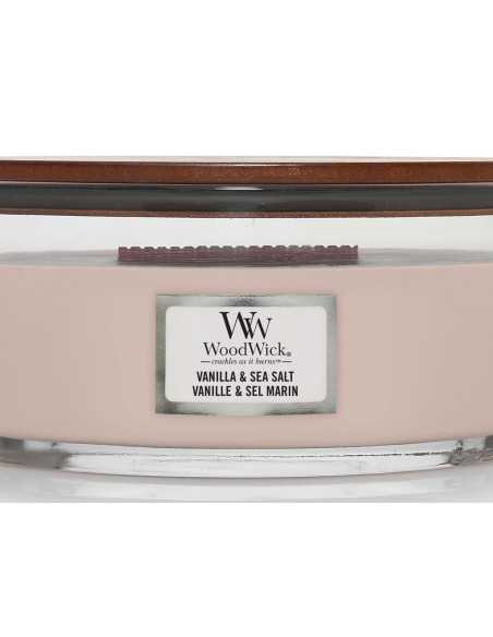 Vela Woodwick Vanilla Sea Salt Ellipse | Vela aromática