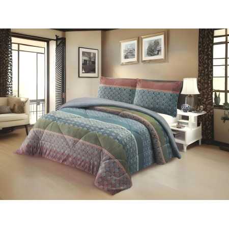 Edredón sedalina y borreguito Marga | Edredón de invierno