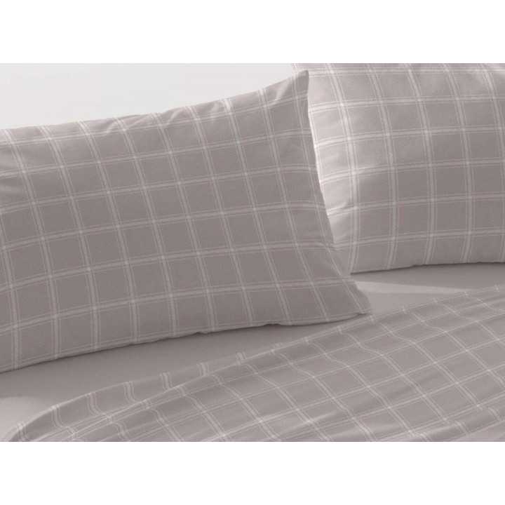 Sábanas Velvelina Naira Nude | Sábanas Invierno Burrito Blanco