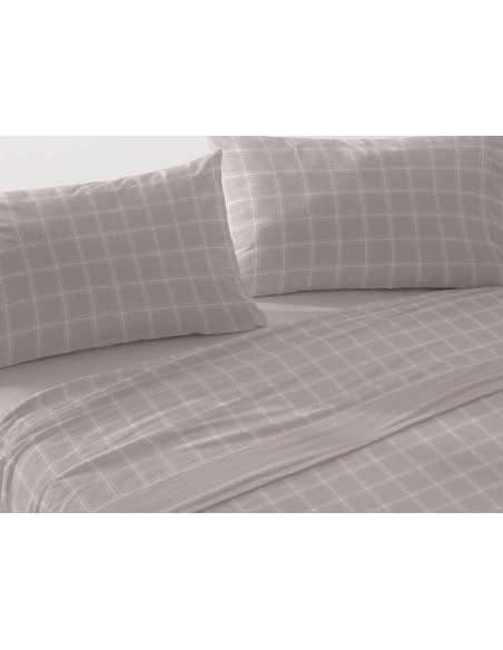 Sábanas Velvelina Naira Nude | Sábanas Invierno Burrito Blanco