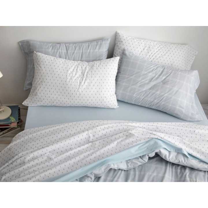 Lençóis Velvelina Liora azul | Lençóis de Inverno Burrito Blanco