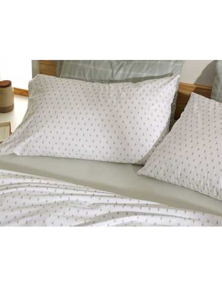 Sábanas Velvelina Liora verde | Sábanas Invierno Burrito Blanco
